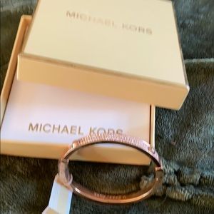 Micheal Kors Rose Gold Bangle Bracelet